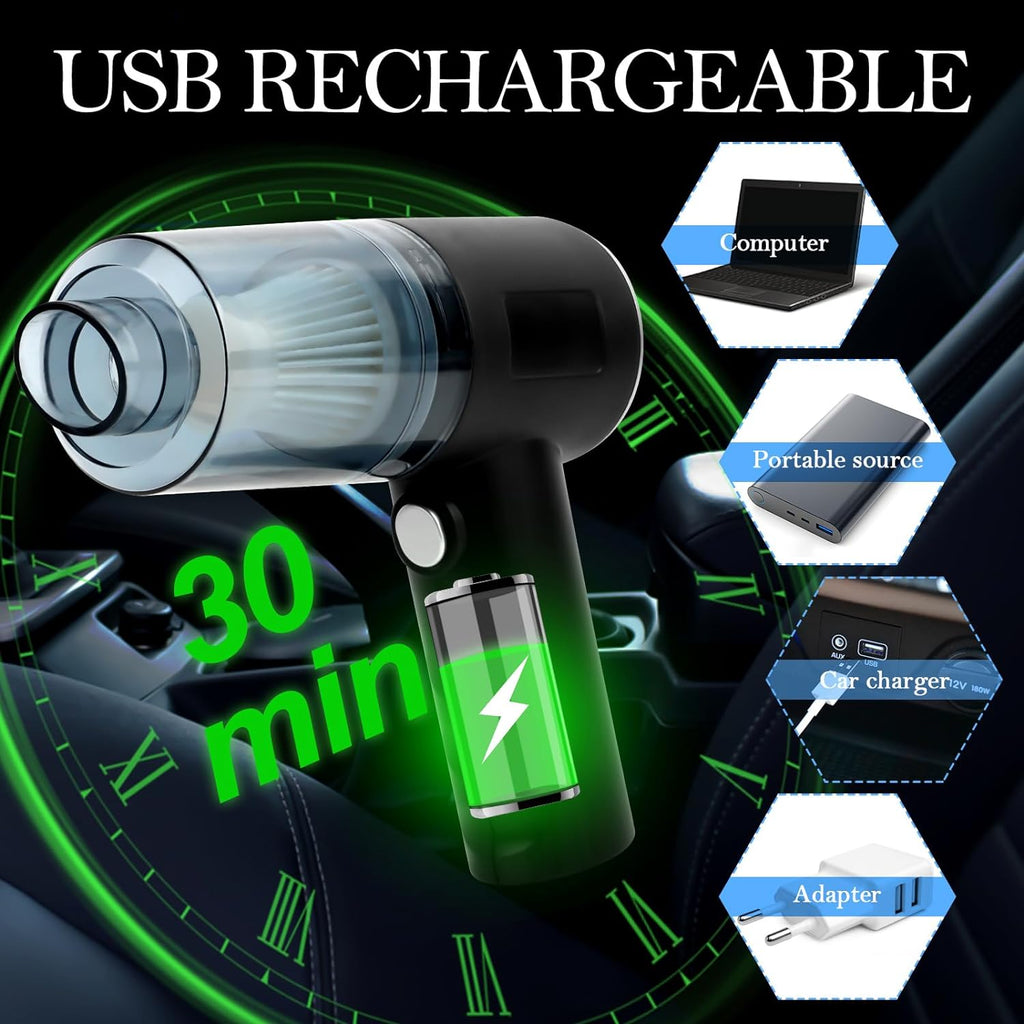 Aspiradora de mano inalámbrica USB